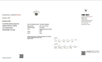 Zonder minimumprijs - Ring - 18 karaat Witgoud - 3.04ct. tw., Nieuw