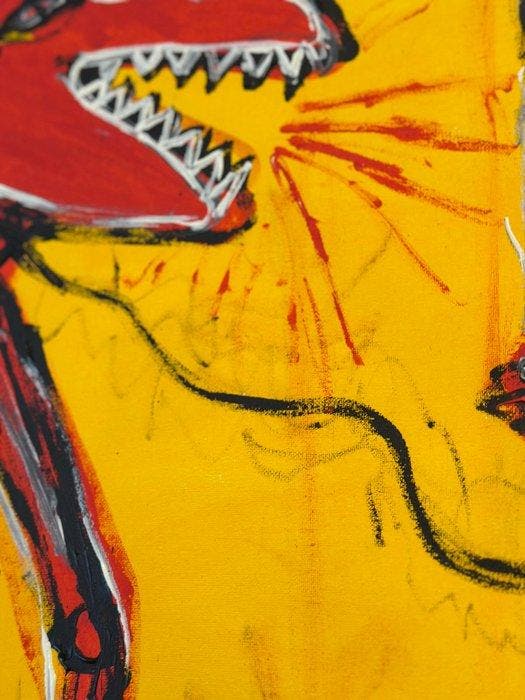 Malo - Sorry - like basquiat, Antiquités & Art, Art | Peinture | Moderne