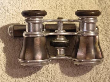 Zoom binoculars - Opernglas mit Lorgnette - 1850-1900 -