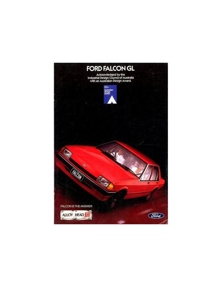 1983 FORD FALCON BROCHURE ENGELS, Boeken, Auto's | Folders en Tijdschriften, Ophalen of Verzenden