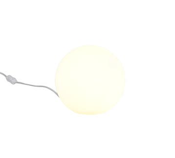 Trio PINGPONG tafellamp | E27 Fitting | wit | Ø 20 cm | IP20, Verzenden, Nieuw