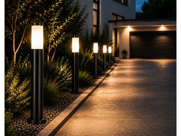 Veiling - 8 x LED Tuinlamp – E27 – 80cm – Buitenverlic