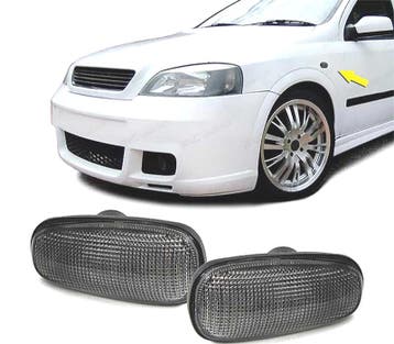 CLIGNOTANTS LATÉRAUX OPEL ASTRA G 98-05 ZAFIRA A 99-05 FUMÉ, Verzenden
