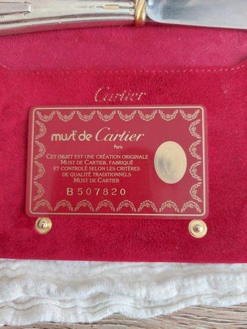 Cartier - Bestekset - Drie-eenheid - .925 zilver, Antiek en Kunst