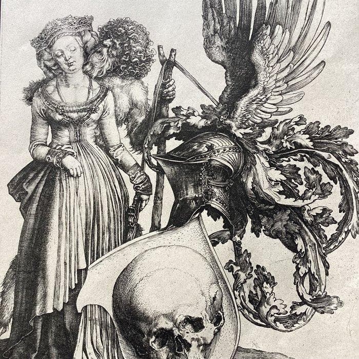 Albrecht Durer (1471-1528), after - Coat of arms with a, Antiek en Kunst, Antiek | Overige Antiek