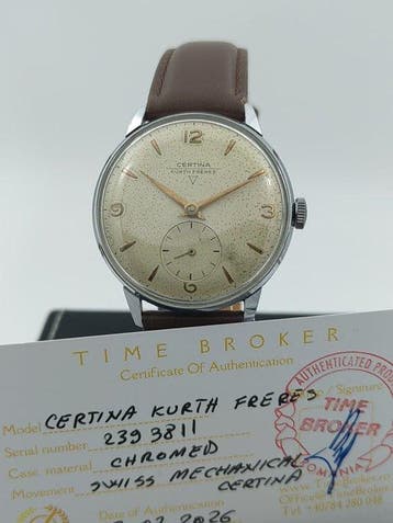 Certina - Kurth Freres - Jumbo Case - Sans prix de réserve -, Nieuw