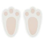 Pasen Tafeldecoratie Sticker Konijn 12cm 10st, Verzenden, Nieuw