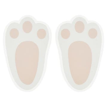 Pasen Tafeldecoratie Sticker Konijn 12cm 10st, Verzenden, Nieuw
