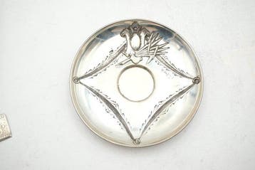 Plateau plat - Argent 833, Antiek en Kunst