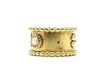 Chanel - Ring - Camélia - 18 karaat Geel goud Parel