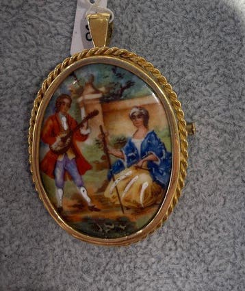 Broche - 18 karaat Geel goud