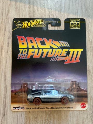 Hot Wheels - Modelauto (4) - Back to the Future Time Machine, Nieuw