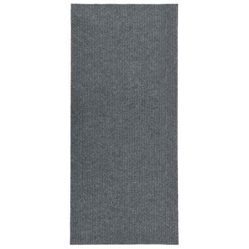 vidaXL Droogloopmat 100x250 cm grijs, Verzenden, Nieuw
