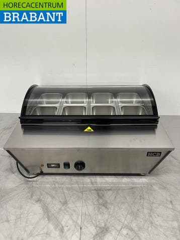 Vitrine chauffante HCB en acier inoxydable, 67 litres, 76,5, Verzenden
