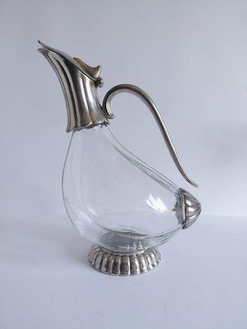 Karaf - Eendenvormige karaf – Anatra, gemaakt van glas of