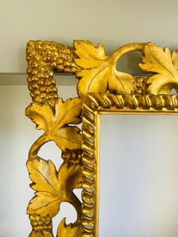 Lijst - Indrukwekkende en grote barokke houten lijst,