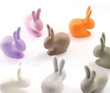Qeeboo - Stefano Giovannoni - sculptuur, Rabbit XS - 22.5 cm