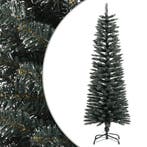 vidaXL Kunstkerstboom met standaard smal 120 cm PVC groen, Verzenden, Nieuw