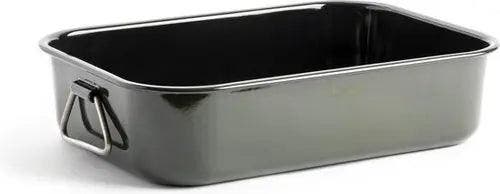 Dagelijkse Kost Braadslede - 39,5x28,6 cm - Olijfgroen -..., Maison & Meubles, Cuisine | Casseroles & Poêles, Envoi