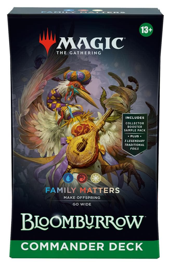 Magic: The Gathering - Bloomburrow Family Matters Commander, Hobby en Vrije tijd, Verzamelkaartspellen | Magic the Gathering, Nieuw