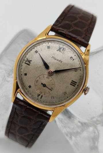Nivada - Small Seconds - 18K GP - Patina Dial - Sans prix de