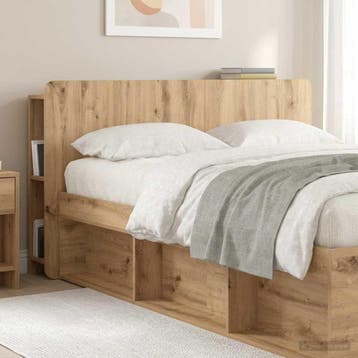 vidaXL Hoofdeinde Kast Artisanaal eiken Bewerkt hout, Verzenden