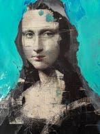 GREG (1970, Spain) - Emerald (Gioconda ) - Mixta y Collage, Antiek en Kunst