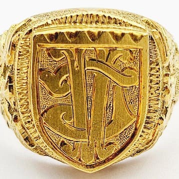 Ring - 18 karaat Geel goud, Handtassen en Accessoires, Ringen, Nieuw