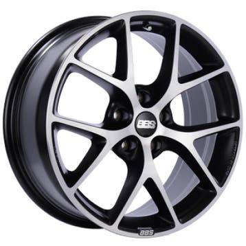 BBS SR 18x8 5x120 ET44 Satin Black Diamond Cut Face Wheel, Ophalen of Verzenden, Nieuw