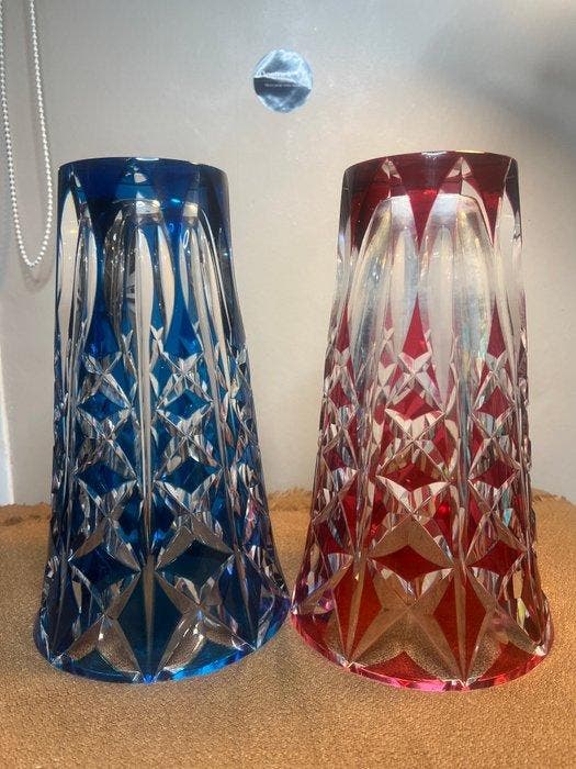 Saint Louis - Vase (2) - Cristal, Antiek en Kunst, Antiek | Glaswerk en Kristal