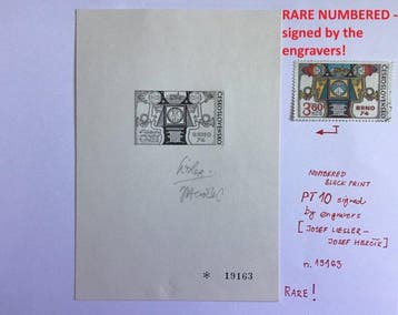 Tsjecho-Slowakije - MNH Collectie met zeldzame genummerde, Gestempeld