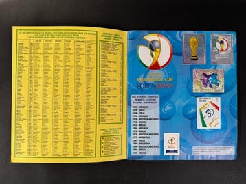 2002 Panini Korea/Japan 2002 World Cup - 1 Compleet album -