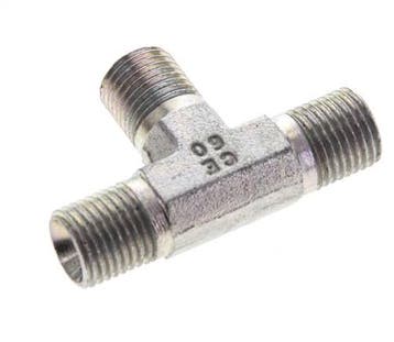 Raccord en T G1/4 Mâle Acier 350bar (4917.5psi), Verzenden, Nieuw