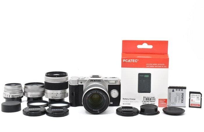 Pentax Q10 + SMC 1.9/8.5mm AL + SMC 2.8-4.5/5-15mm ED AL +, Audio, Tv en Foto, Fotocamera's Digitaal