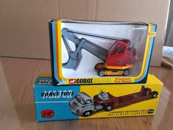 Corgi - Model vrachtwagen (2) - Priestman Cub Shovel;, Hobby en Vrije tijd, Nieuw