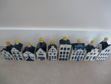 KLM-huisje - Negen KLM/Bols huisjes (gevuld), Antiek en Kunst