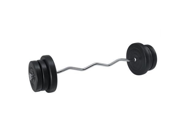 Veiling - Halterset 3 in 1 / 60kg halterstang, Sport en Fitness, Fitnessmaterialen