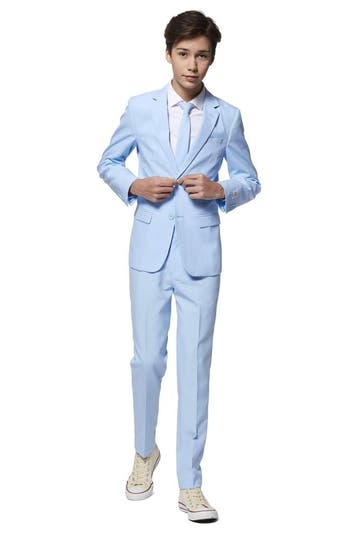 Lichtblauw Pak Jongen Tiener OppoSuits, Verzenden, Nieuw