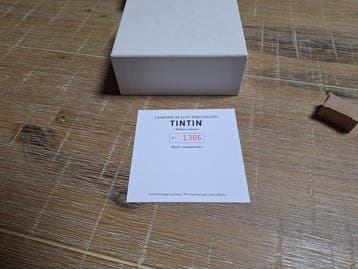 Figurine Moulinsart 46904 - Tintin - Tintin caisse, Nieuw