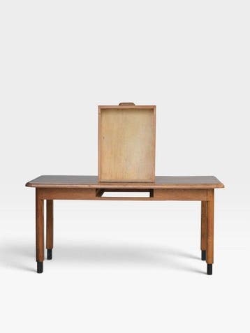 Tafel - Hout - Vintage tafel / bureau