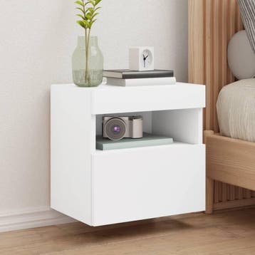 vidaXL Tv-wandmeubels met LED-verlichting 2 st 40x30x40 cm, Verzenden