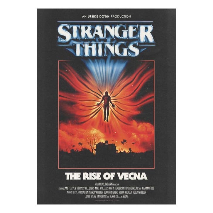Stranger Things Art Print The Rise of Vecna Limited Edition, Verzamelen, Film en Tv, Nieuw, Ophalen of Verzenden