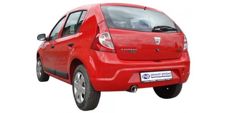 FOX Dacia Sandero eindpijp op originele ESD - 1x90 type 17, Autos : Pièces & Accessoires, Systèmes d'échappement, Envoi