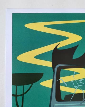 Monsieur Z - Saint tropez - Poster < Sœur Clotilde > Musée, Antiquités & Art