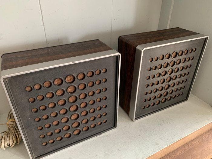 Philips Vintage jaren ‘70 full-range Dual Cone / Hout -8 Ohm, TV, Hi-fi & Vidéo, Radios