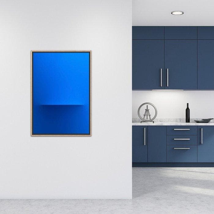 Alessandro Alteo (1997) - Monocromo Blu - 616, Antiek en Kunst, Kunst | Schilderijen | Modern