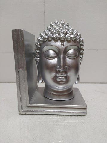 Decoratief ornament - Massieve buste, Boeddha-hoofd - Spanje