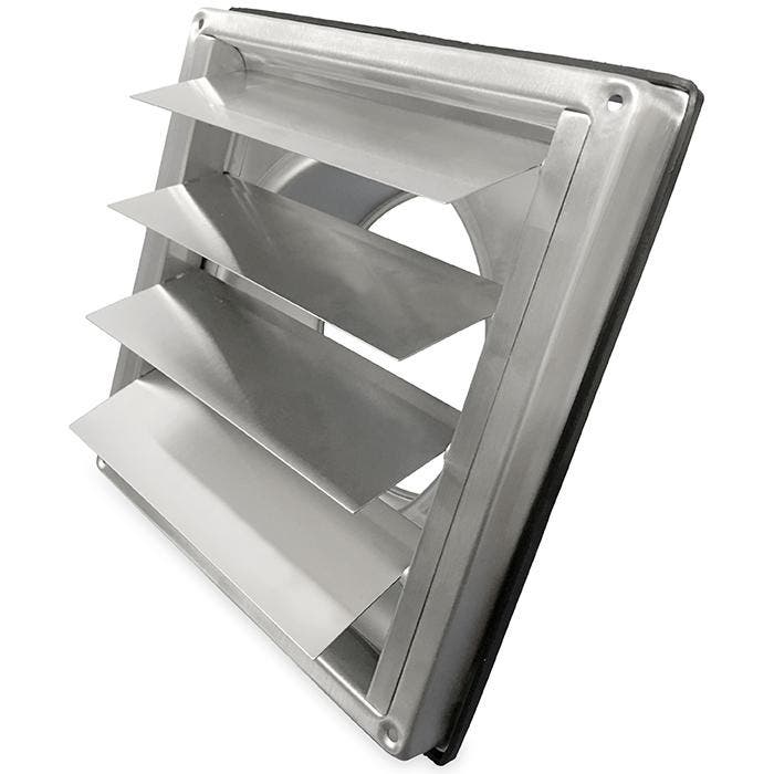Overdrukrooster RVS aansluitmaat Ø 150mm, Bricolage & Construction, Ventilation & Extraction, Envoi