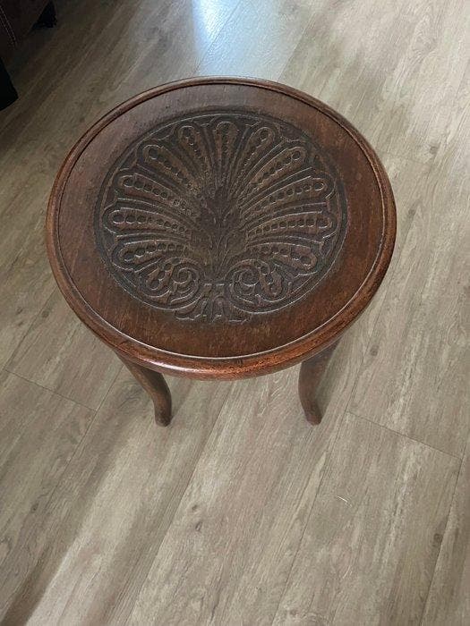 Kruk - thonet syle kruk - Beuken, Antiek en Kunst, Curiosa en Brocante