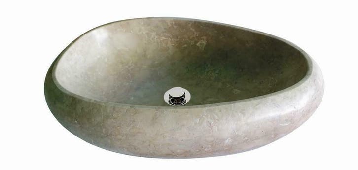 Irta Waskom / NATUURSTEEN Opzetwastafel, Doe-het-zelf en Bouw, Sanitair, Ophalen of Verzenden